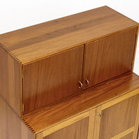 Mid Century Danish Teak Wood Storage Cabinet by Soborg Mobler - 2 Available