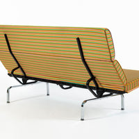 Mid Century Eames Herman Miller Sofa Compact, Alexander Girard Maharam Fabric, 2 Available