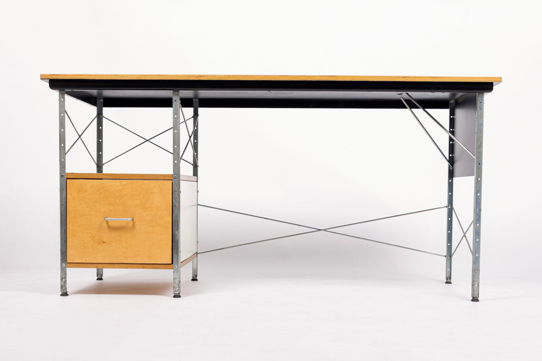 Mid Century Plywood Desk Unit by Eames for Herman Miller