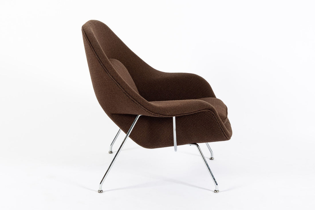 Early Restored Mid Century Brown Womb Lounge Chair by Saarinen for Knoll, Multiples/Custom Available