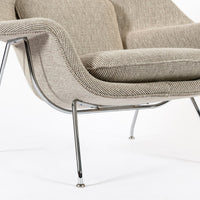 Early Restored Mid Century Tan Womb Lounge Chair by Saarinen for Knoll, Multiples/Custom Available