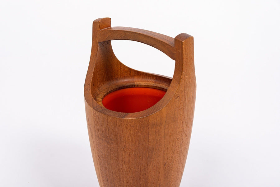 Mid Century Danish Modern Teak Ice Bucket by Jens H. Quistgaard for Dansk