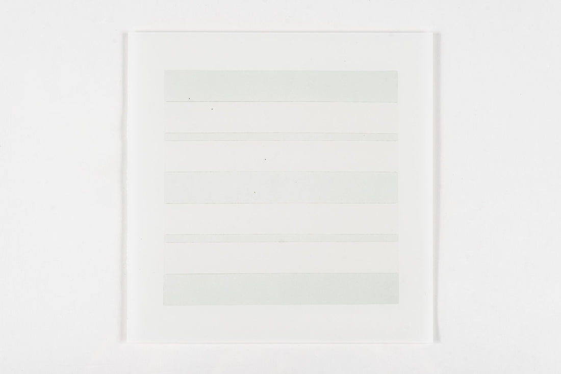 Agnes Martin Limited Edition Lithograph Print Set of 10, Minimalist Abstract Wall Art, 1990s
