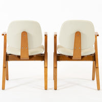 Mid Century Plywood Arm Chairs by Joe Atkinson for Thonet