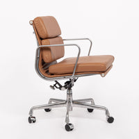 Eames Herman Miller Brown Leather Desk Chair Soft Pad 2000s