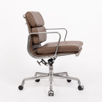 Eames for Herman Miller Brown Leather Office Chair Soft Pad 2000s