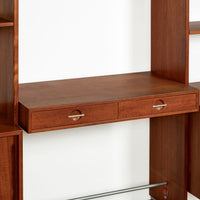 Mid-Century Modern Teak Wall Unit Bookcase RY100 by Hans Wegner for Ry Møbler, 1960s