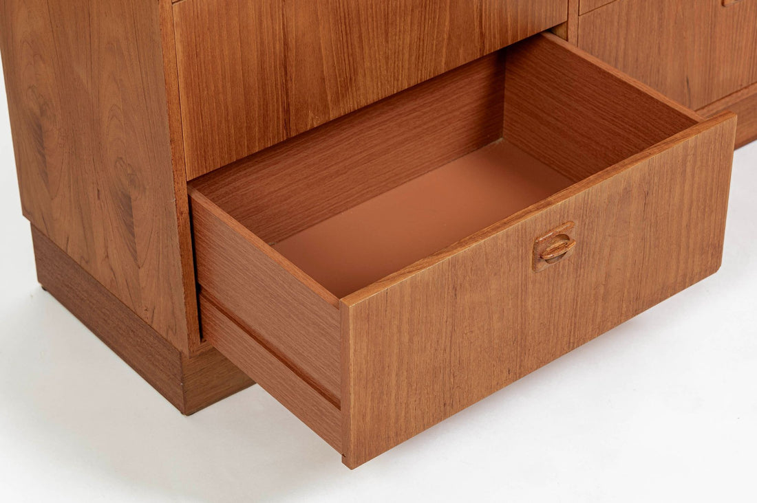 Danish Mid-Century Modern Teak 6-Drawer Dresser or Chest, 1960s