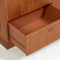 Danish Mid-Century Modern Teak 6-Drawer Dresser or Chest, 1960s