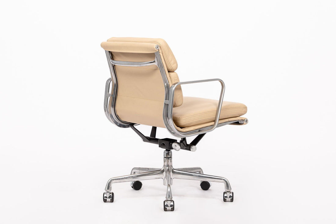 Eames for Herman Miller Tan Leather Desk Chair 2000s