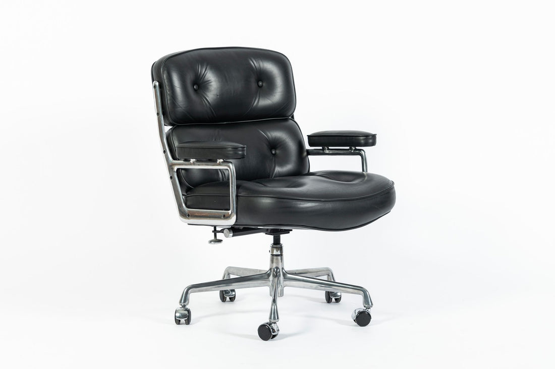 Eames Herman Miller Time Life Black Leather Office Chair 2017