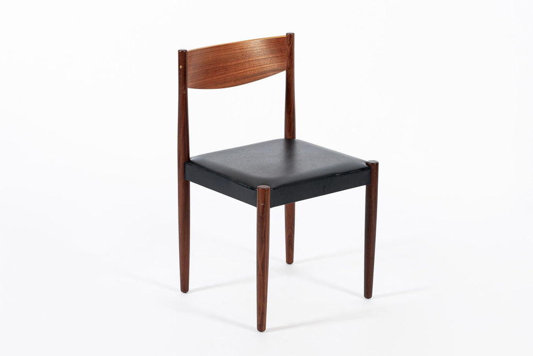 Mid Century Danish Modern Teak Dining Chairs by Poul Volther for Frem Rojle