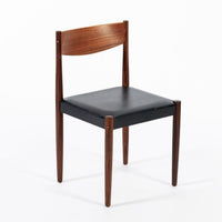 Mid Century Danish Modern Teak Dining Chairs by Poul Volther for Frem Rojle
