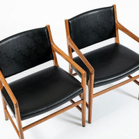 Hans J. Wegner JH507 Oak Dining Armchairs for Johannes Hansen (Attr.), Set of 6, Denmark, Circa 1965