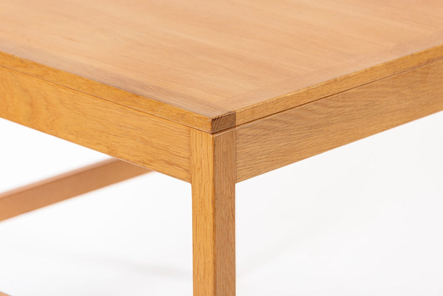 Mid Century Danish Square Oak Wood Coffee Table by Borge Mogensen