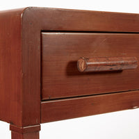 Antique Art Deco Industrial Simmons Small Metal Desk 1930s
