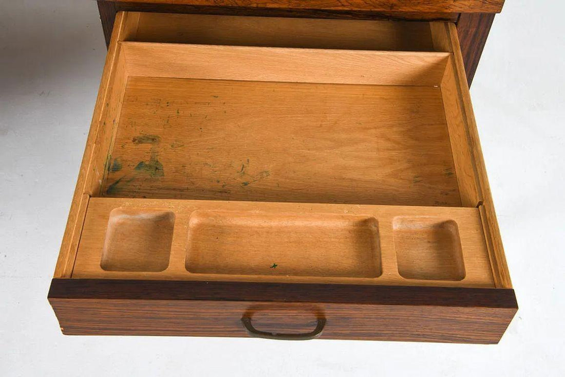 Exceptional Mid Century Danish Large Rosewood Executive Desk