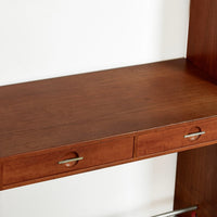 Mid-Century Modern Teak Wall Unit Bookcase RY100 by Hans Wegner for Ry Møbler, 1960s