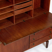 Mid-Century Danish Teak Wall Unit Bookcase by Peter Løvig Nielsen, Pair, 1960s