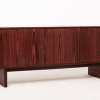 Mid Century Danish Modern Rosewood Credenza or Sideboard Cabinet