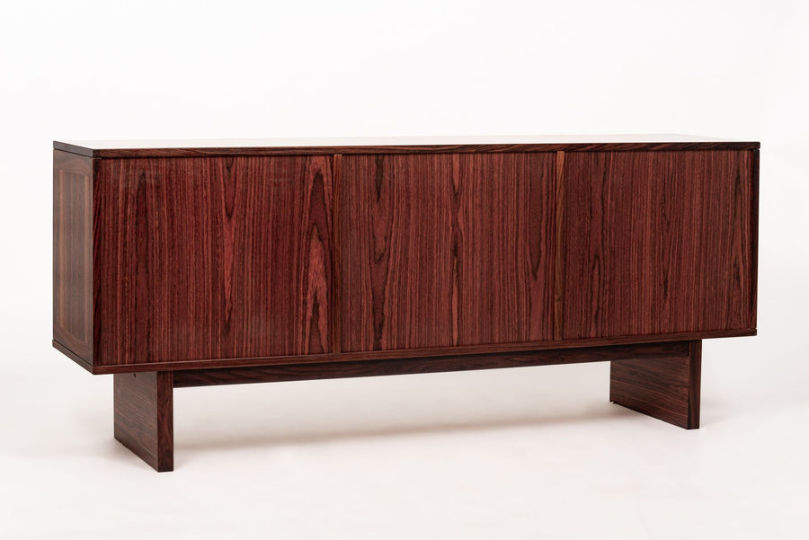 Mid Century Danish Modern Rosewood Credenza or Sideboard Cabinet