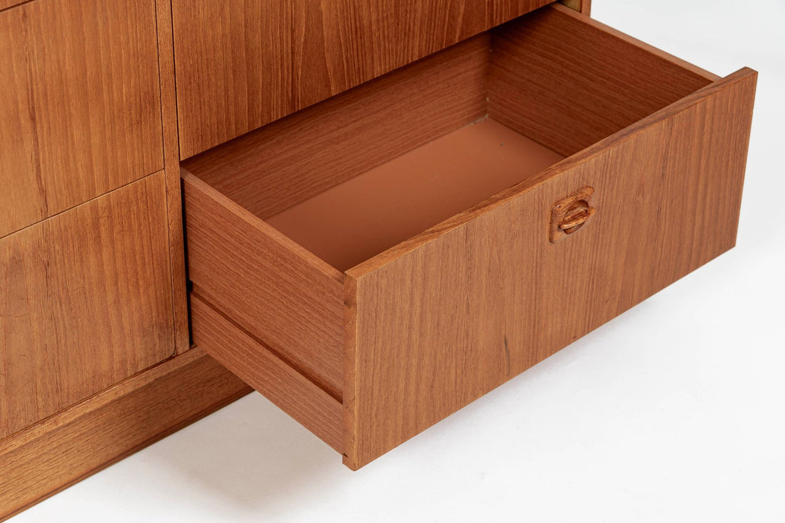 Danish Mid-Century Modern Teak 6-Drawer Dresser or Chest, 1960s