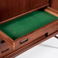 Mid Century Danish Teak Tall Sideboard or Bar Cabinet by Harry Ostergaard