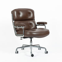 Eames Herman Miller Time Life Brown Leather Office Chair 2017