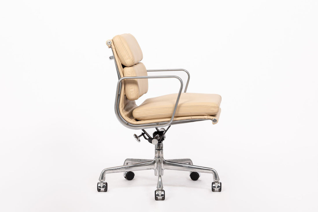 Eames for Herman Miller Tan Leather Desk Chair 2000s