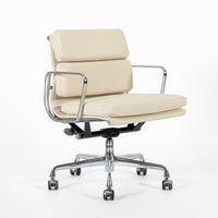 Eames for Herman Miller Tan Cream Office Chair in Schumacher VEGAN Leather