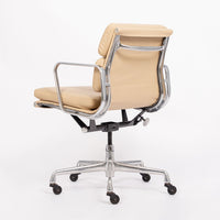 Mid Century Cream Leather Office Chair by Eames for Herman Miller