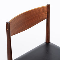 Mid Century Danish Modern Teak Dining Chairs by Poul Volther for Frem Rojle