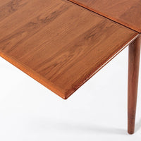 Mid Century Danish Teak Extendable Dining Table by Poul Volther for Frem Rojle