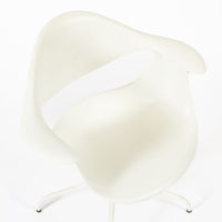 Mid Century White Swag Chair by George Nelson for Herman Miller