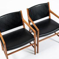 Hans J. Wegner JH507 Oak Dining Armchairs for Johannes Hansen (Attr.), Set of 6, Denmark, Circa 1965