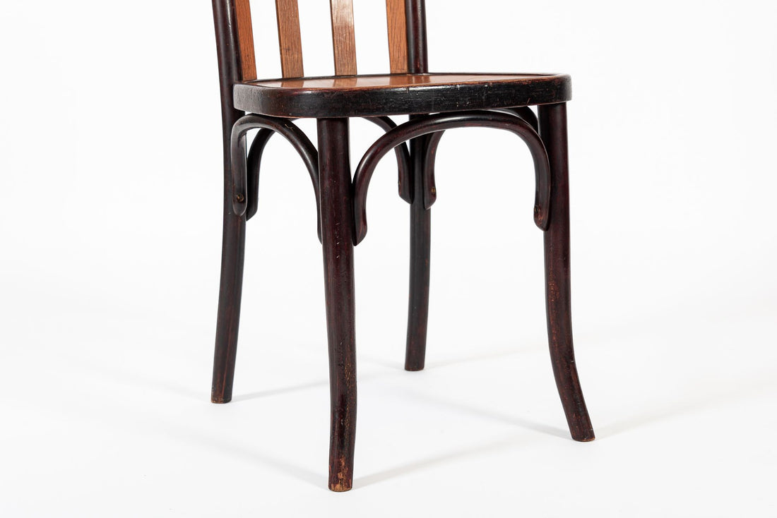 Antique Bentwood Bistro Cafe Chairs by Josef Hoffman for Thonet