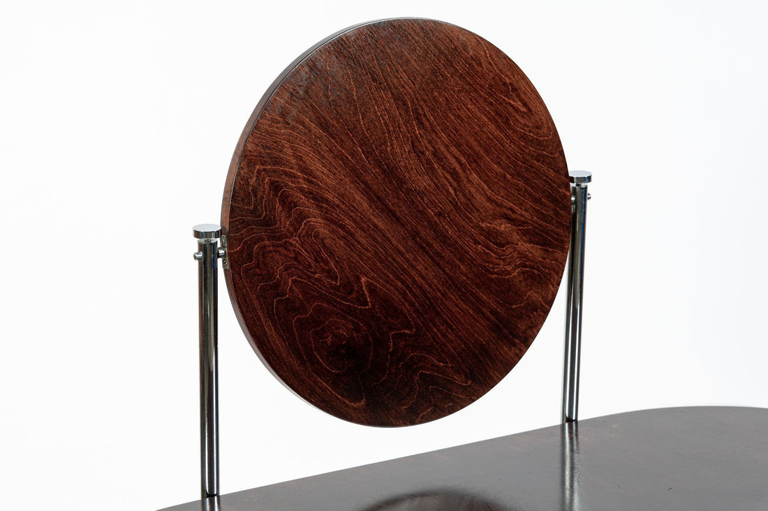Rare Fritz Hansen Model S214 Tubular Steel Dressing Table Attributed to Mart Stam Denmark 1930s