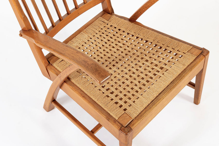 Vintage Mid Century Dutch Wooden Lounge Chairs by Vero Stoel