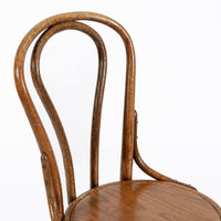 Vintage Thonet Bentwood Bistro Cafe Dining Chairs Set of 6