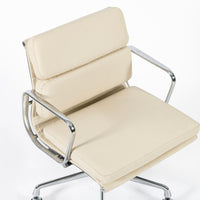 Eames for Herman Miller Tan Cream Office Chairs in Schumacher VEGAN Leather