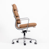 Eames for Herman Miller Aluminum Group Soft Pad Brown Office Chair