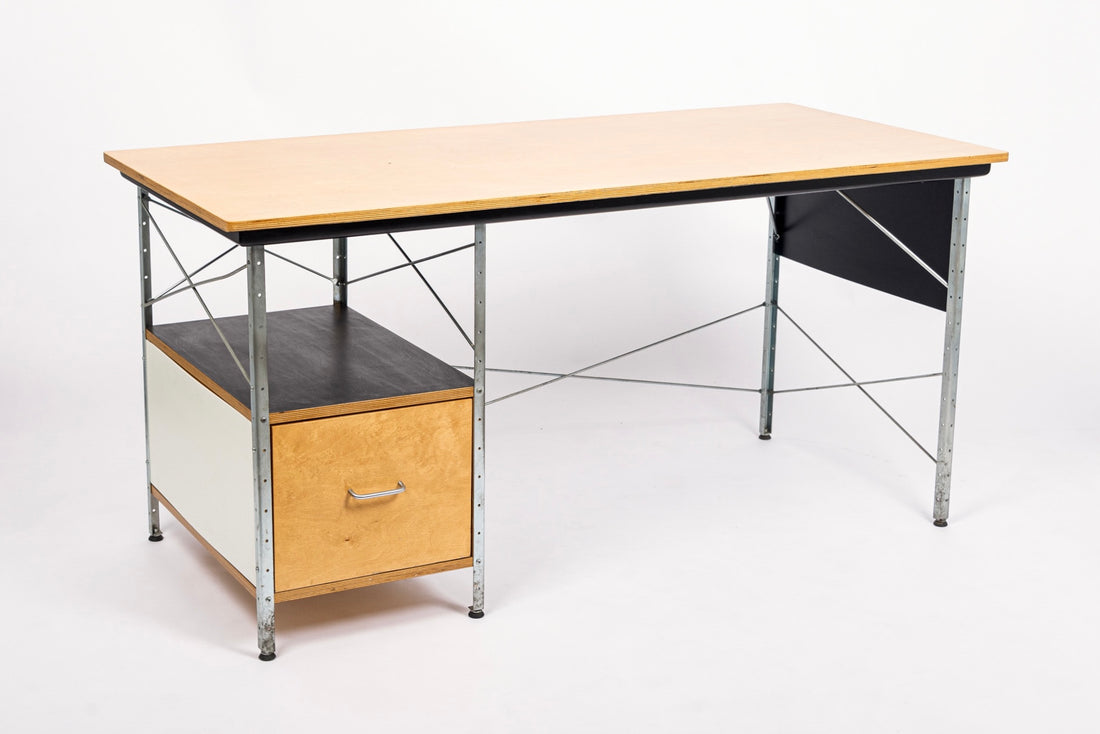 Mid Century Plywood Desk Unit by Eames for Herman Miller