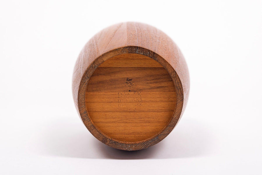 Mid Century Danish Modern Teak Ice Bucket by Jens H. Quistgaard for Dansk