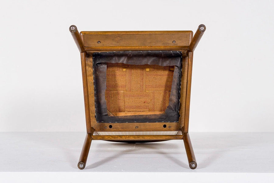 Mid Century Wood & Upholstery Arm Chair by Robsjohn-Gibbings for Widdicomb