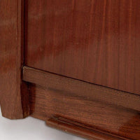 Antique French Art Deco Mahogany Sideboard Cabinet by Andre Sornay