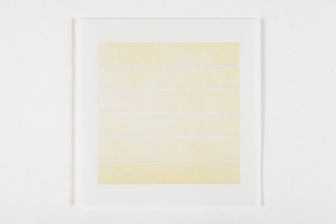 Agnes Martin Limited Edition Lithograph Print Set of 10, Minimalist Abstract Wall Art, 1990s