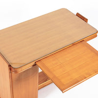 Antique French Art Deco Dominique Lemonwood Desk 1930s