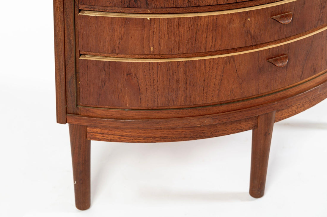 Mid-Century Danish Modern Teak Corner Bar or Storage Cabinet 1960s Selling AS-IS
