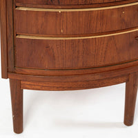 Mid-Century Danish Modern Teak Corner Bar or Storage Cabinet 1960s Selling AS-IS