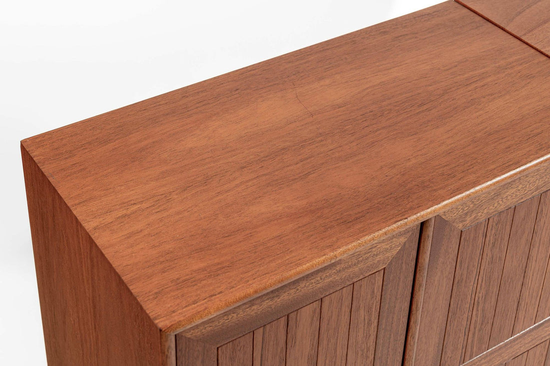 Danish Modern Modular Bookshelf Cabinet System in Teak Wood